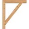 Ekena Millwork Traditional Block Smooth Bracket w/ Offset Brace, Western Red Cedar, 5 1/2"W x 30"D x 36"H BKT0604X30X36TRA05SWR - alternate 2